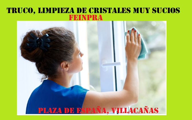 LIMPIEZA DE CRISTALES DE LAS VENTANAS