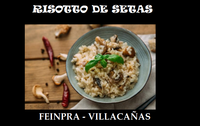 RISOTTO DE SETAS