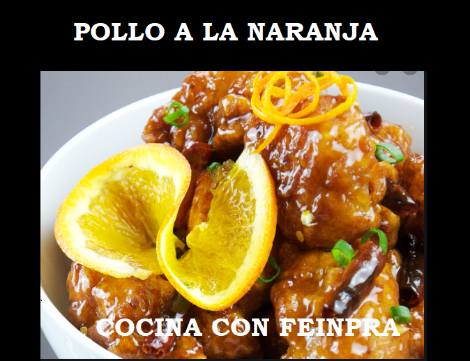 POLLO A LA NARANJA EN OLLA GM